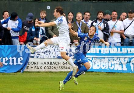 Fussball OEFB Cup. Treibach gegen Blau Weiss Linz.  Manuel Tialler (Treibach),  Simon Pirkl  (BW Linz). Treibach, am 25.7.2025.
Foto: Kuess
www.qspictures.net
---
pressefotos, pressefotografie, kuess, qs, qspictures, sport, bild, bilder, bilddatenbank