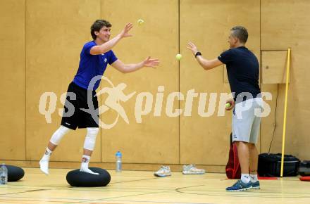 Handball Bundesliga. HLA. Training SC Ferlach. Stefan Wuzella.  Ferlach, am 28.7.2025.
Foto: Kuess
www.qspictures.net
---
pressefotos, pressefotografie, kuess, qs, qspictures, sport, bild, bilder, bilddatenbank