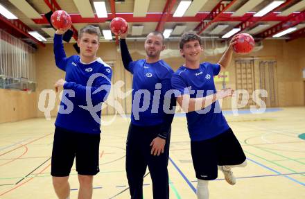 Handball Bundesliga. HLA. Training SC Ferlach. David Gysin, Gasper Dobej, Stefan Wuzella.  Ferlach, am 28.7.2025.
Foto: Kuess
www.qspictures.net
---
pressefotos, pressefotografie, kuess, qs, qspictures, sport, bild, bilder, bilddatenbank