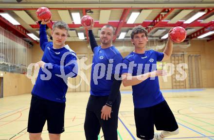 Handball Bundesliga. HLA. Training SC Ferlach. David Gysin, Gasper Dobej, Stefan Wuzella.  Ferlach, am 28.7.2025.
Foto: Kuess
www.qspictures.net
---
pressefotos, pressefotografie, kuess, qs, qspictures, sport, bild, bilder, bilddatenbank