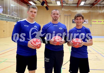 Handball Bundesliga. HLA. Training SC Ferlach. David Gysin, Gasper Dobej, Stefan Wuzella.  Ferlach, am 28.7.2025.
Foto: Kuess
www.qspictures.net
---
pressefotos, pressefotografie, kuess, qs, qspictures, sport, bild, bilder, bilddatenbank