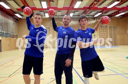 Handball Bundesliga. HLA. Training SC Ferlach. David Gysin, Gasper Dobej, Stefan Wuzella.  Ferlach, am 28.7.2025.
Foto: Kuess
www.qspictures.net
---
pressefotos, pressefotografie, kuess, qs, qspictures, sport, bild, bilder, bilddatenbank