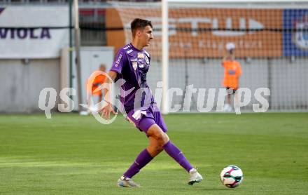 Fussball 2. Liga. SK Austria Klagenfurt gegen Young Violets Austria Wien. Mario Matkovic  (Klagenfurt). Klagenfurt, 8.8.2025.
Foto: Kuess
www.qspictures.net
---
pressefotos, pressefotografie, kuess, qs, qspictures, sport, bild, bilder, bilddatenbank