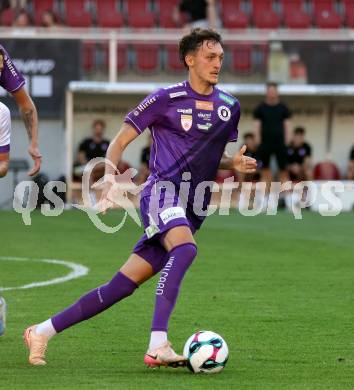 Fussball 2. Liga. SK Austria Klagenfurt gegen Young Violets Austria Wien. Marcel Krnjic   (Klagenfurt). Klagenfurt, 8.8.2025.
Foto: Kuess
www.qspictures.net
---
pressefotos, pressefotografie, kuess, qs, qspictures, sport, bild, bilder, bilddatenbank