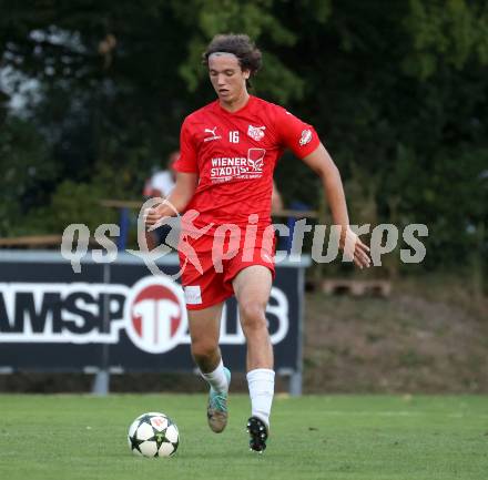 Fussball Kaerntner Liga.  KAC1909 gegen ATUS Ferlach.  Noah Pogatetz  (KAC).  Klagenfurt, am 14.8.2025.
Foto. Kuess
www.qspictures.net
---
pressefotos, pressefotografie, kuess, qs, qspictures, sport, bild, bilder, bilddatenbank