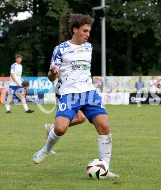 Fussball Regionalliga Mitte.  Treibach gegen Voitsberg.  Fabio Markelic (Treibach),      Treibach, am 15.8.2025.
Foto. Kuess
www.qspictures.net
---
pressefotos, pressefotografie, kuess, qs, qspictures, sport, bild, bilder, bilddatenbank