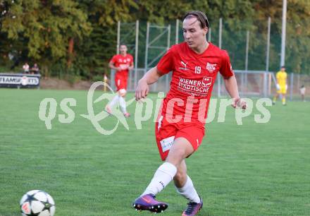 Fussball Kaerntner Liga.  KAC1909 gegen ATUS Ferlach.   Alexander Bergmann (KAC).  Klagenfurt, am 14.8.2025.
Foto. Kuess
www.qspictures.net
---
pressefotos, pressefotografie, kuess, qs, qspictures, sport, bild, bilder, bilddatenbank