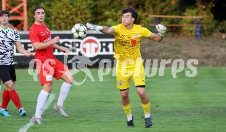Fussball Kaerntner Liga.  KAC1909 gegen ATUS Ferlach. Marcel Niederdorfer   (KAC).  Klagenfurt, am 14.8.2025.
Foto. Kuess
www.qspictures.net
---
pressefotos, pressefotografie, kuess, qs, qspictures, sport, bild, bilder, bilddatenbank