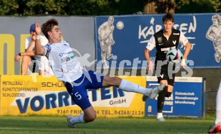 Fussball Regionalliga Mitte.  Treibach gegen Voitsberg.  Marius Leo Maierhofer (Treibach),      Treibach, am 15.8.2025.
Foto. Kuess
www.qspictures.net
---
pressefotos, pressefotografie, kuess, qs, qspictures, sport, bild, bilder, bilddatenbank