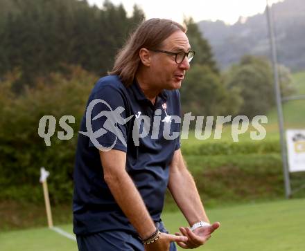 Fussball Kaerntner Liga.  Koettmannsdorf gegen SAK. Trainer Richard Huber  (SAK).  Klagenfurt, am 17.8.2025.
Foto. Kuess
www.qspictures.net
---
pressefotos, pressefotografie, kuess, qs, qspictures, sport, bild, bilder, bilddatenbank