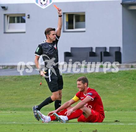 Fussball Kaerntner Liga.  Koettmannsdorf gegen SAK.  Schiedsrichter, Leo Ejup  (SAK).  Klagenfurt, am 17.8.2025.
Foto. Kuess
www.qspictures.net
---
pressefotos, pressefotografie, kuess, qs, qspictures, sport, bild, bilder, bilddatenbank