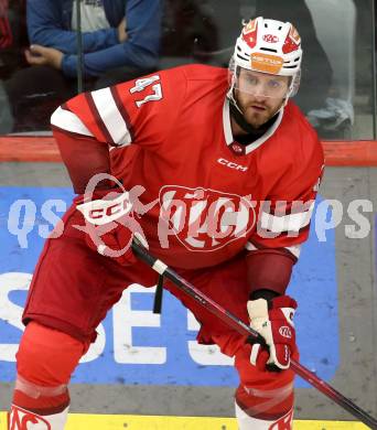 Eishockey Bundesliga. Testspiel. KAC gegen Grizzlys Wolfsburg. Jordan Murray  (KAC).  Klagenfurt, am 20.8.2025.
Foto: Kuess
www.qspictures.net
---
pressefotos, pressefotografie, kuess, qs, qspictures, sport, bild, bilder, bilddatenbank