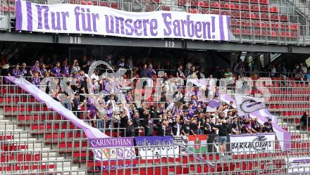 Fussball 2. Liga. SK Austria Klagenfurt gegen SW Bregenz.  Fans (Klagenfurt). Klagenfurt, 23.8.2025.
Foto: Kuess
www.qspictures.net
---
pressefotos, pressefotografie, kuess, qs, qspictures, sport, bild, bilder, bilddatenbank