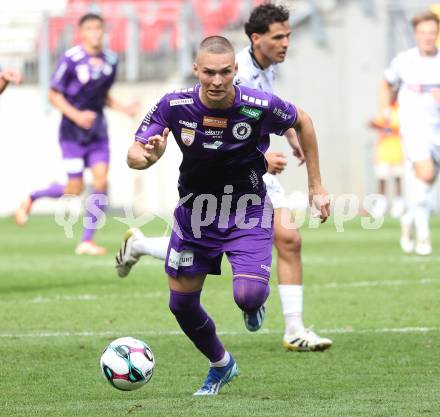 Fussball 2. Liga. SK Austria Klagenfurt gegen SW Bregenz.  Bartol Barisic (Klagenfurt). Klagenfurt, 23.8.2025.
Foto: Kuess
www.qspictures.net
---
pressefotos, pressefotografie, kuess, qs, qspictures, sport, bild, bilder, bilddatenbank