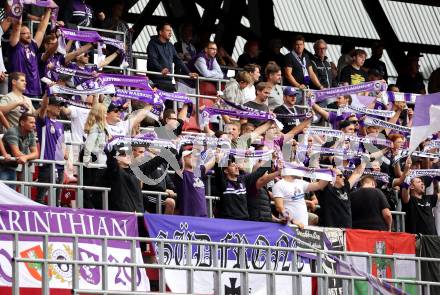 Fussball 2. Liga. SK Austria Klagenfurt gegen SW Bregenz. Fans  (Klagenfurt),. Klagenfurt, 23.8.2025.
Foto: Kuess
www.qspictures.net
---
pressefotos, pressefotografie, kuess, qs, qspictures, sport, bild, bilder, bilddatenbank