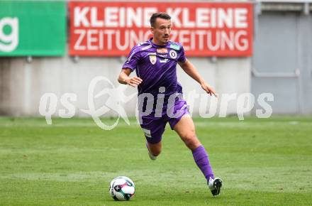 Fussball 2. Liga. SK Austria Klagenfurt gegen SW Bregenz.  Michael Lang (Klagenfurt). Klagenfurt, 23.8.2025.
Foto: Kuess
www.qspictures.net
---
pressefotos, pressefotografie, kuess, qs, qspictures, sport, bild, bilder, bilddatenbank