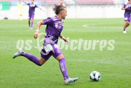 Fussball 2. Liga. SK Austria Klagenfurt gegen SW Bregenz. Sebastian Pschernig  (Klagenfurt) Klagenfurt, 23.8.2025.
Foto: Kuess
www.qspictures.net
---
pressefotos, pressefotografie, kuess, qs, qspictures, sport, bild, bilder, bilddatenbank