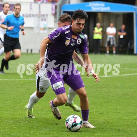 Fussball 2. Liga. SK Austria Klagenfurt gegen SW Bregenz.  Almir Oda (Klagenfurt). Klagenfurt, 23.8.2025.
Foto: Kuess
www.qspictures.net
---
pressefotos, pressefotografie, kuess, qs, qspictures, sport, bild, bilder, bilddatenbank