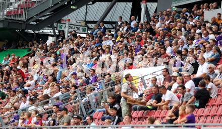 Fussball 2. Liga. SK Austria Klagenfurt gegen SW Bregenz. Fans  (Klagenfurt). Klagenfurt, 23.8.2025.
Foto: Kuess
www.qspictures.net
---
pressefotos, pressefotografie, kuess, qs, qspictures, sport, bild, bilder, bilddatenbank
