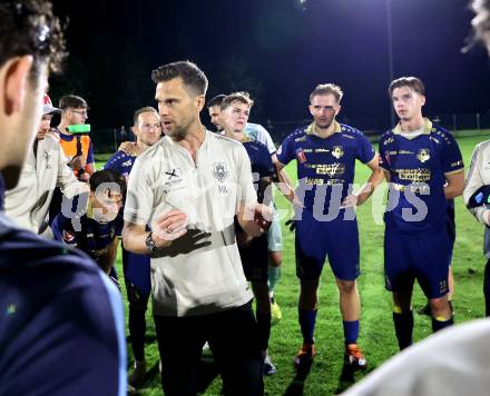 Fussball OEFB Cup. Velden gegen Hartberg. Trainer Marcel Kuster  (Velden),  Velden, am 27.8.2025.
Foto: Kuess
www.qspictures.net
---
pressefotos, pressefotografie, kuess, qs, qspictures, sport, bild, bilder, bilddatenbank