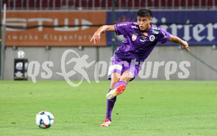 Fussball 2. Liga. SK Austria Klagenfurt gegen Admira Wacker. Aiden Liu  (Klagenfurt). Klagenfurt, 29.8.2025.
Foto: Kuess
www.qspictures.net
---
pressefotos, pressefotografie, kuess, qs, qspictures, sport, bild, bilder, bilddatenbank