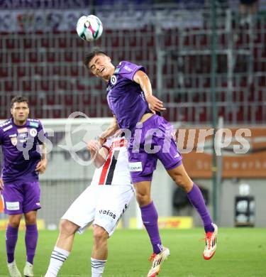 Fussball 2. Liga. SK Austria Klagenfurt gegen Admira Wacker. Aiden Liu  (Klagenfurt). Klagenfurt, 29.8.2025.
Foto: Kuess
www.qspictures.net
---
pressefotos, pressefotografie, kuess, qs, qspictures, sport, bild, bilder, bilddatenbank