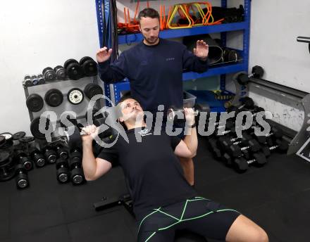 Eishockey ICE Bundesliga. Adam Helewka, Co-Trainer Marco Pewal (VSV). Villach, am 28.8.2025.
Foto: Kuess
www.qspictures.net
---
pressefotos, pressefotografie, kuess, qs, qspictures, sport, bild, bilder, bilddatenbank