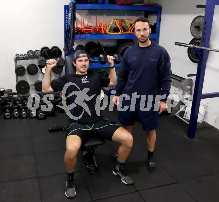 Eishockey ICE Bundesliga. Adam Helewka, Co-Trainer Marco Pewal (VSV). Villach, am 28.8.2025.
Foto: Kuess
www.qspictures.net
---
pressefotos, pressefotografie, kuess, qs, qspictures, sport, bild, bilder, bilddatenbank