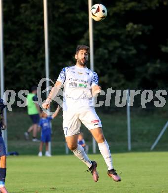 Fussball Regionalliga. Velden gegen Treibach.   Michael Novak (Treibach). Velden, am 12.9.2025.
Foto: Kuess
www.qspictures.net
---
pressefotos, pressefotografie, kuess, qs, qspictures, sport, bild, bilder, bilddatenbank
