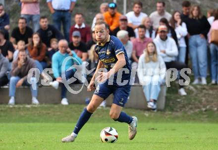 Fussball Regionalliga. Velden gegen Treibach. Mario Kroepfl   (Velden). Velden, am 12.9.2025.
Foto: Kuess
www.qspictures.net
---
pressefotos, pressefotografie, kuess, qs, qspictures, sport, bild, bilder, bilddatenbank