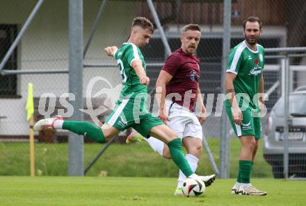 Fussball 1. Klasse Mitte. Bad Kleinkirchheim gegen Rosegg.  Besnik Hoxha   (Rosegg). Bad Kleinkirchheim, am 13.9.2025.
Foto: Kuess
www.qspictures.net
---
pressefotos, pressefotografie, kuess, qs, qspictures, sport, bild, bilder, bilddatenbank