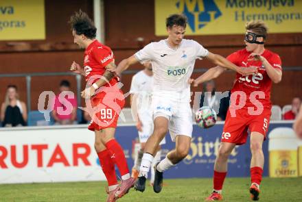 Fussball KÃ¤rntner Liga. SAK gegen St. Veit.   Luka Jerin (SAK),  Nemanja Lukic, Fabian Doerflinger (St.Veit). Klagenfurt, am 19.9.2025.
Foto: Kuess
www.qspictures.net
---
pressefotos, pressefotografie, kuess, qs, qspictures, sport, bild, bilder, bilddatenbank