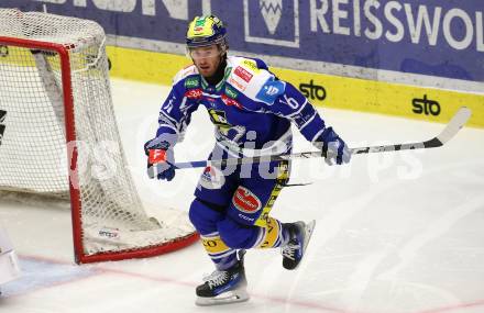 Eishockey Bundesliga. VSV gegen HC Pustertal. Kevin Hancock  (VSV). Villach, am 21.9..2025.
Foto: Kuess
www.qspictures.net
---
pressefotos, pressefotografie, kuess, qs, qspictures, sport, bild, bilder, bilddatenbank