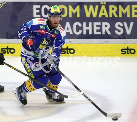 Eishockey Bundesliga. VSV gegen HC Pustertal.  Kevin Hancock  (VSV). Villach, am 21.9..2025.
Foto: Kuess
www.qspictures.net
---
pressefotos, pressefotografie, kuess, qs, qspictures, sport, bild, bilder, bilddatenbank