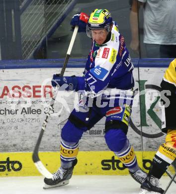 Eishockey Bundesliga. VSV gegen HC Pustertal.  Philipp Lindner  (VSV). Villach, am 21.9..2025.
Foto: Kuess
www.qspictures.net
---
pressefotos, pressefotografie, kuess, qs, qspictures, sport, bild, bilder, bilddatenbank
