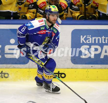 Eishockey Bundesliga. VSV gegen HC Pustertal.  Maximilian Rebernig  (VSV). Villach, am 21.9..2025.
Foto: Kuess
www.qspictures.net
---
pressefotos, pressefotografie, kuess, qs, qspictures, sport, bild, bilder, bilddatenbank