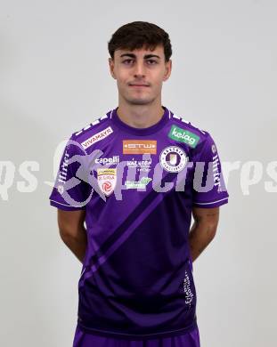 Fussball 2. Liga. Mannschaftsfototermin SK Austria Klagenfurt. Elias Jandrisevits.   Klagenfurt, 25.9.2025.
Foto: Kuess
www.qspictures.net
---
pressefotos, pressefotografie, kuess, qs, qspictures, sport, bild, bilder, bilddatenbank