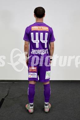 Fussball 2. Liga. Mannschaftsfototermin SK Austria Klagenfurt. Elias Jandrisevits.   Klagenfurt, 25.9.2025.
Foto: Kuess
www.qspictures.net
---
pressefotos, pressefotografie, kuess, qs, qspictures, sport, bild, bilder, bilddatenbank