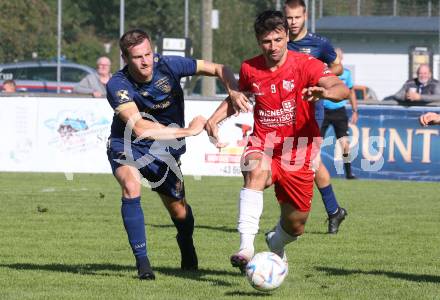 Fussball KÃ¤rntner Liga. Grafenstein gegen KAC.  Manuel Rabitsch (Grafenstein),  Mihret Topcagic (KAC). Klagenfurt, am 27.9.2025.
Foto: Kuess
www.qspictures.net
---
pressefotos, pressefotografie, kuess, qs, qspictures, sport, bild, bilder, bilddatenbank