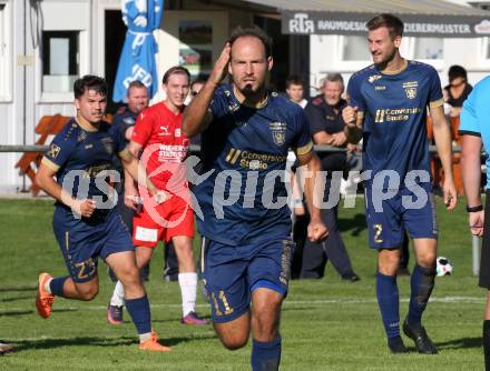 Fussball Kaerntner Liga. Grafenstein gegen KAC.  Torjubel Bernhard Walzl (Grafenstein),    Klagenfurt, am 27.9.2025.
Foto: Kuess
www.qspictures.net
---
pressefotos, pressefotografie, kuess, qs, qspictures, sport, bild, bilder, bilddatenbank