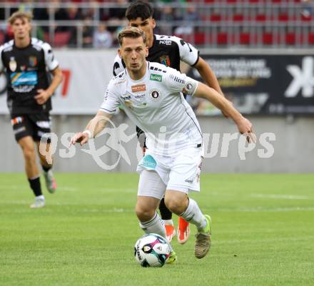 Fussball 2. Liga. SK Austria Klagenfurt gegen FC Hertha Wels.. Marc Andre Schmerboeck  (Klagenfurt).  Klagenfurt, 26.9.2025.
Foto: Kuess
www.qspictures.net
---
pressefotos, pressefotografie, kuess, qs, qspictures, sport, bild, bilder, bilddatenbank