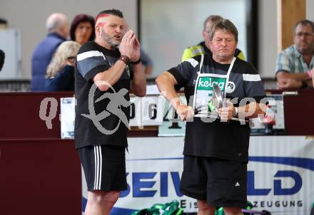 Stocksport. Champions League.  Horst Stranig, Guenther Stranig (EV Rottendorf).   Klagenfurt, 27.9.2025.
Foto: Kuess
www.qspictures.net
---
pressefotos, pressefotografie, kuess, qs, qspictures, sport, bild, bilder, bilddatenbank