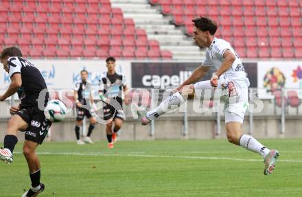 Fussball 2. Liga. SK Austria Klagenfurt gegen FC Hertha Wels.. Elias Jandrisevits  (Klagenfurt).  Klagenfurt, 26.9.2025.
Foto: Kuess
www.qspictures.net
---
pressefotos, pressefotografie, kuess, qs, qspictures, sport, bild, bilder, bilddatenbank