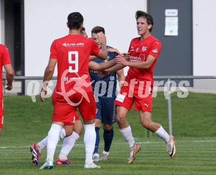 Fussball KÃ¤rntner Liga. Grafenstein gegen KAC.   Torjubel Maximilian Walter Grochar  (KAC). Klagenfurt, am 27.9.2025.
Foto: Kuess
www.qspictures.net
---
pressefotos, pressefotografie, kuess, qs, qspictures, sport, bild, bilder, bilddatenbank