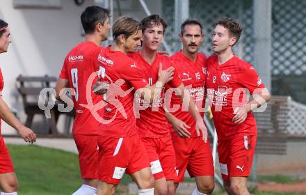 Fussball KÃ¤rntner Liga. Grafenstein gegen KAC.   Torjubel Maximilian Walter Grochar  (KAC). Klagenfurt, am 27.9.2025.
Foto: Kuess
www.qspictures.net
---
pressefotos, pressefotografie, kuess, qs, qspictures, sport, bild, bilder, bilddatenbank