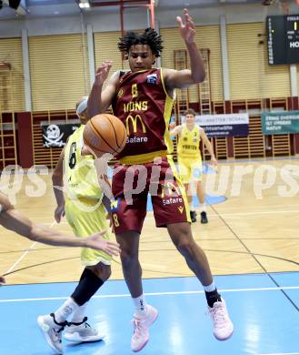 Basketball  2025/2026. Austria Cup.  Woerthersee Piraten gegen Traiskirchen Lions NexGen.    Jamie Onyemaechi  (Traiskirchen). Klagenfurt, am 27.9.2025.
Foto: Kuess


---
pressefotos, pressefotografie, kuess, qs, qspictures, sport, bild, bilder, bilddatenbank