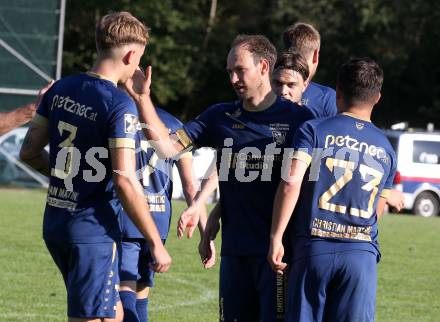 Fussball Kaerntner Liga. Grafenstein gegen KAC.  Torjubel  Bernhard Walzl (Grafenstein),   Klagenfurt, am 27.9.2025.
Foto: Kuess
www.qspictures.net
---
pressefotos, pressefotografie, kuess, qs, qspictures, sport, bild, bilder, bilddatenbank