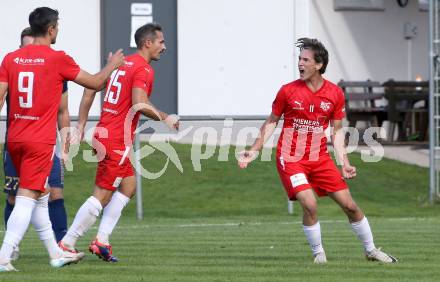 Fussball KÃ¤rntner Liga. Grafenstein gegen KAC.   Torjubel Maximilian Walter Grochar  (KAC). Klagenfurt, am 27.9.2025.
Foto: Kuess
www.qspictures.net
---
pressefotos, pressefotografie, kuess, qs, qspictures, sport, bild, bilder, bilddatenbank
