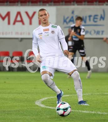 Fussball 2. Liga. SK Austria Klagenfurt gegen FC Hertha Wels. Bartol Barisic  (Klagenfurt).  Klagenfurt, 26.9.2025.
Foto: Kuess
www.qspictures.net
---
pressefotos, pressefotografie, kuess, qs, qspictures, sport, bild, bilder, bilddatenbank