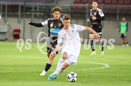 Fussball 2. Liga. SK Austria Klagenfurt gegen FC Hertha Wels. Nik Marinsek (Klagenfurt).  Klagenfurt, 26.9.2025.
Foto: Kuess
www.qspictures.net
---
pressefotos, pressefotografie, kuess, qs, qspictures, sport, bild, bilder, bilddatenbank